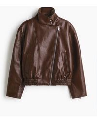 H&M - Coated Jacket - Lyst