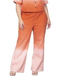 Standards & Practices - Ombré Dip Dye Wide Leg Jeans - Lyst