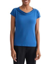 Kasper - Cowl Neck Knit Top - Lyst