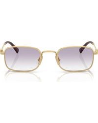 Miu Miu - 49Mm Rectangular Sunglasses - Lyst