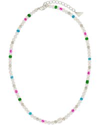 Sterling Forever - Polly Beaded Necklace - Lyst