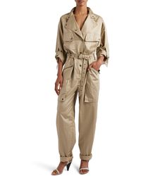 Isabel Marant - Jocelyne Cotton Twill Utility Jumpsuit - Lyst