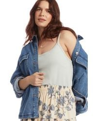 June + Vie - One+Only Shelf Bra Cami - Lyst