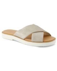 TOMS - Mae Crisscross Slide Sandal - Lyst