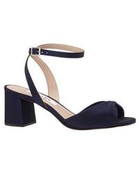 Nina - Nigella Glitter Ankle Wrap Sandal - Lyst