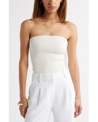 Open Edit - Luxe Rib Tube Top - Lyst