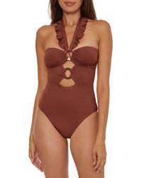 SOLUNA - Ruffle Strappy One-piece Swimsuit - Lyst