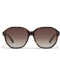 Quay - Guess Again 53Mm Gradient Round Sunglasses - Lyst