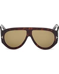 Tom Ford - Bronson 60Mm Aviator Sunglasses - Lyst