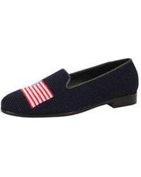PAIGE - By Paige Needlepoint American Flag Flat - Lyst