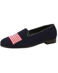 PAIGE - By Paige Needlepoint American Flag Flat - Lyst