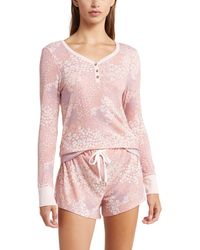 Honeydew Intimates - Knit Long Sleeve Short Pajamas - Lyst