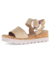 Gabor - Ankle Strap Wedge Sandal - Lyst