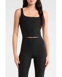 Mpg - Crop Rib Tank Top - Lyst