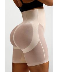 Shapellx - Mesh Smooth Tummy Control Butt-Lifting Shorts - Lyst