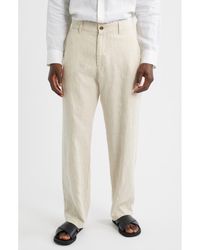 NN07 - 1454 Aden Flat Front Linen Chinos - Lyst