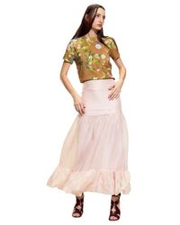 Cynthia Rowley - Serafina Silk Skirt - Lyst