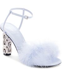 Givenchy - G-cube Feather Ankle Strap Sandal - Lyst