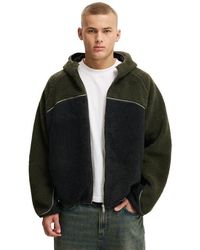 Cotton On - Hooded Teddy Jacket - Lyst