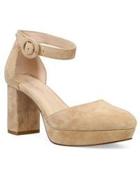 Pelle Moda - Lenor Block Heel Platform Pump - Lyst