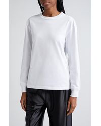 Alexander Wang - Essential Puff Logo Cotton Jersey Crewneck T-shirt - Lyst