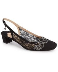 J. Reneé - Faleece Crystal Embellished Slingback Pump - Lyst