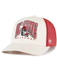 '47 - Nc State Wolfpack Drawbridge Trucker Adjustable Hat - Lyst