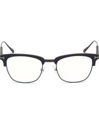 Tom Ford - 52Mm Geometric Light Blocking Optical Glasses - Lyst
