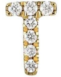 Bony Levy - Icon Diamond Initial Single Stud Earring (Nordstrom Exclusive) - Lyst