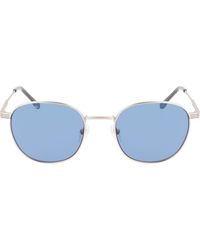 Lacoste - 52mm Oval Sunglasses - Lyst