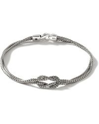 John Hardy - Classic Chain Knot Layered Rope Bracelet - Lyst