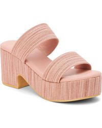 Matisse - Ocean Ave Espadrille Platform Slide Sandal - Lyst