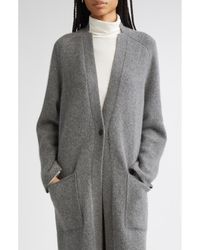 Loulou de Saison - Smet Mercerized Wool & Yak Hair Blend Maxi Cardigan - Lyst