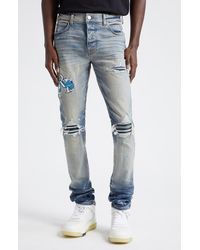 Amiri - Mx1 Dragon Lunar New Year Ripped & Patched Jeans - Lyst