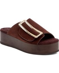 Kelsi Dagger Brooklyn - Dover Platform Slide Sandal - Lyst