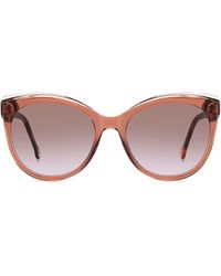 Carolina Herrera - 57mm Gradient Round Cat Eye Sunglasses - Lyst