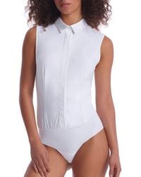 Commando - Sleeveless Button-Up Bodysuit - Lyst