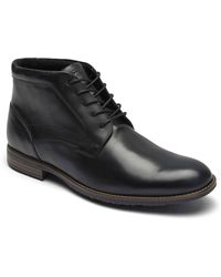 rockport men's essential details waterproof dress chukka boot