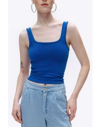Nocturne - Printed Detail Crop Top - Lyst