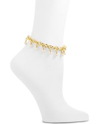 VIDAKUSH - Pearlette Anklet - Lyst