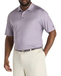 Reebok - Big & Tall Basketweave Performance Polo Shirt - Lyst