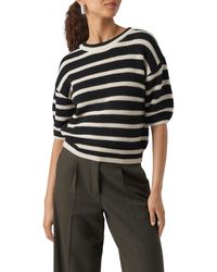 Vero Moda - Fabulous Stripe Crewneck Sweater - Lyst