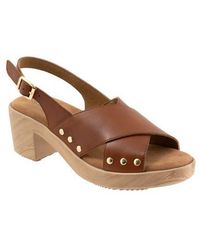 Softwalk - Florence Slingback Platform Sandal - Lyst
