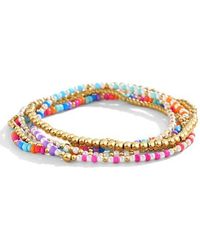 Mint & Lily - Summer Beaded Stacking Set Bracelet - Lyst