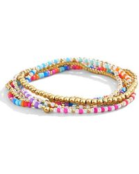 Mint & Lily - Summer Beaded Stacking Set Bracelet - Lyst