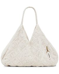 Desigual - Cotton Crochet Shoulder Bag - Lyst
