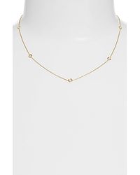 Roberto Coin - Diamond Station Necklace - Lyst