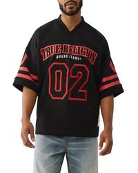 TRUE RELIGION - Football Jersey T-Shirt - Lyst