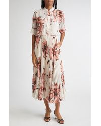 Jason Wu - Pleated Drop Waist Dress - Lyst