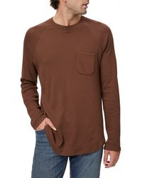 PAIGE - Abe Thermal Knit Baseball T-shirt - Lyst